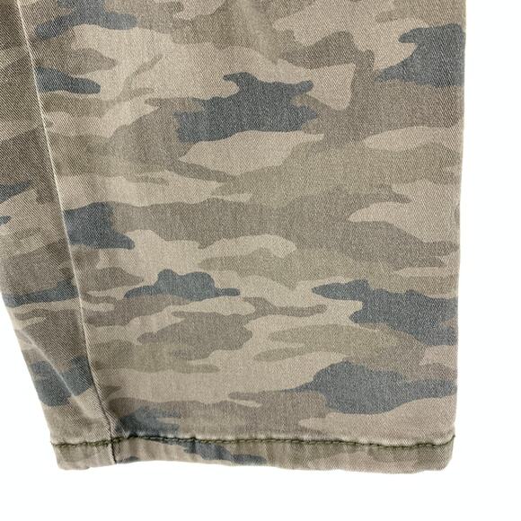 Anthropologie Women's Sz 28 Utility Pants Camouflage Slim Straight Leg - Picture 5 of 8